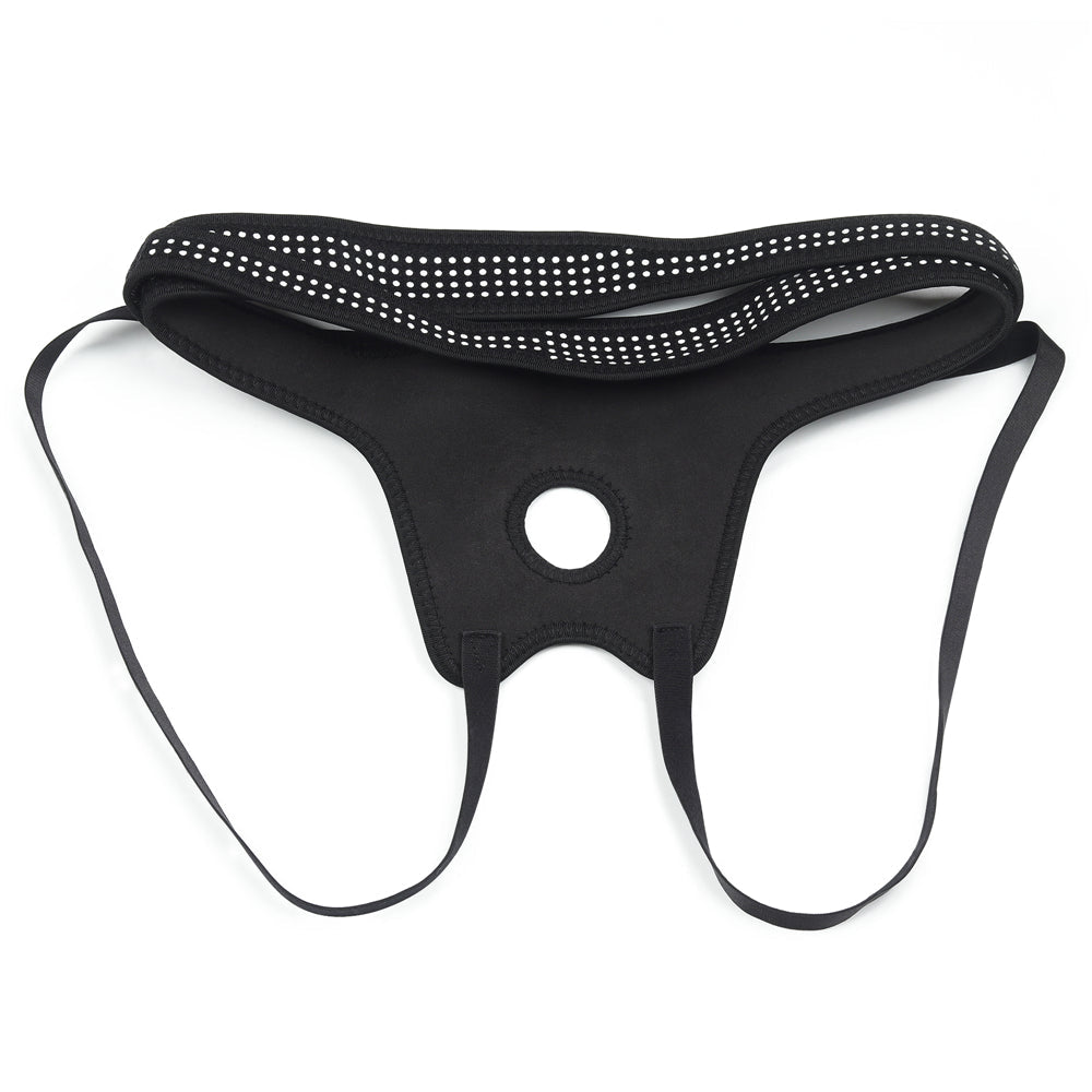 Ingen Easy Strap-On Harness - Black Adjustable Strap-On Harness (No Probe Included) - Silk and Sin