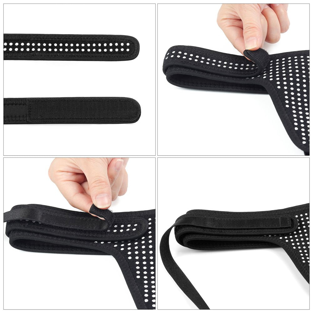 Ingen Easy Strap-On Harness - Black Adjustable Strap-On Harness (No Probe Included) - Silk and Sin