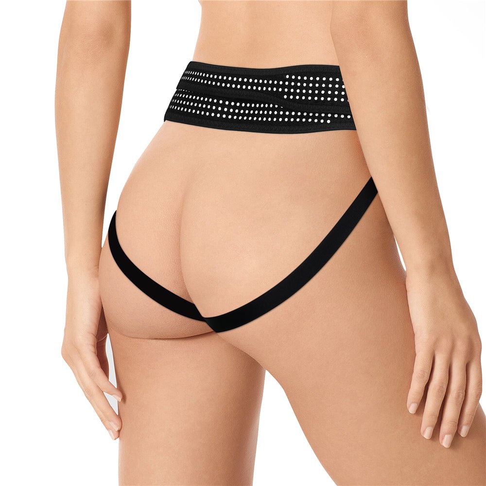 Ingen Easy Strap-On Harness - Black Adjustable Strap-On Harness (No Probe Included) - Silk and Sin