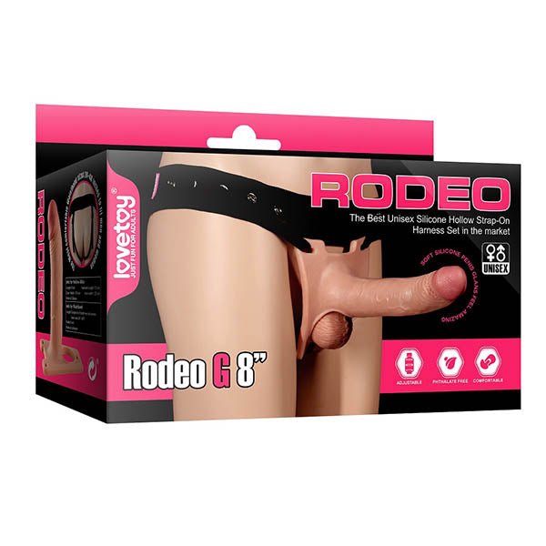 Ingen Hollow G 8'' - Flesh 20.3 cm Hollow Strap-On - Silk and Sin