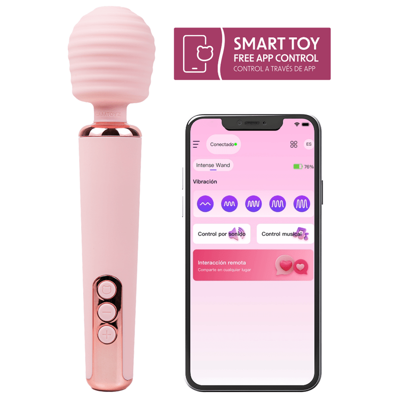Intense App Controlled Wand Vibrator - Silk and Sin