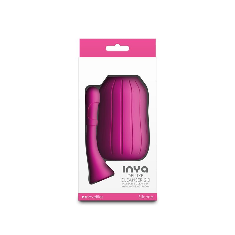 INYA Deluxe Cleanser 2.0 - Pink - Pink Unisex Douche - Silk and Sin