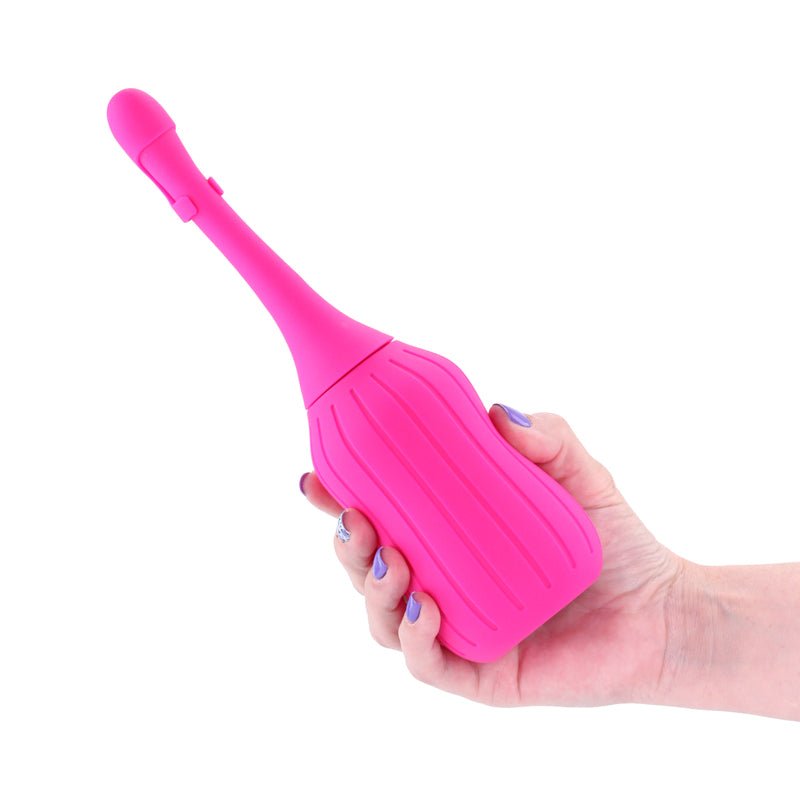 INYA Deluxe Cleanser 2.0 - Pink - Pink Unisex Douche - Silk and Sin