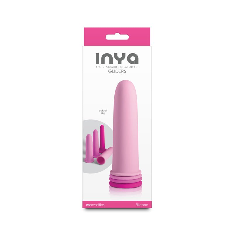 INYA Gliders - Pink - Pink 4 Piece Dilator Set - Silk and Sin