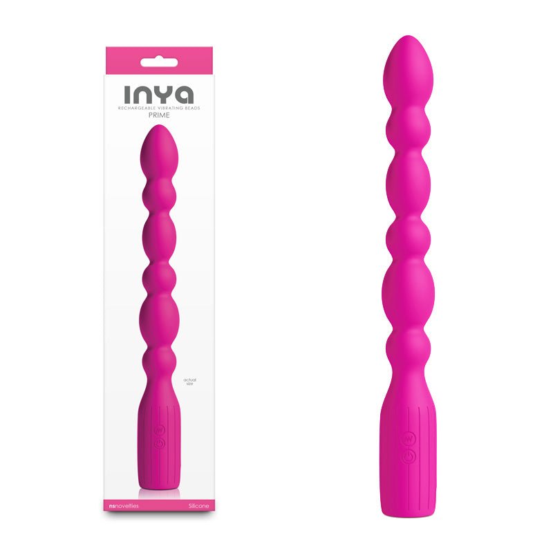 INYA Prime - Pink - Pink 28.8 cm USB Rechargeable Anal Vibrator - Silk and Sin