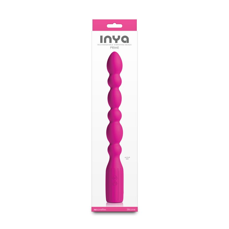INYA Prime - Pink - Pink 28.8 cm USB Rechargeable Anal Vibrator - Silk and Sin