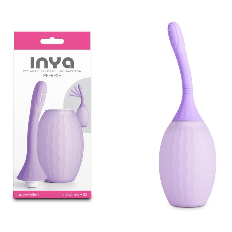 INYA Refresh - Purple - Purple Unisex Douche - Silk and Sin