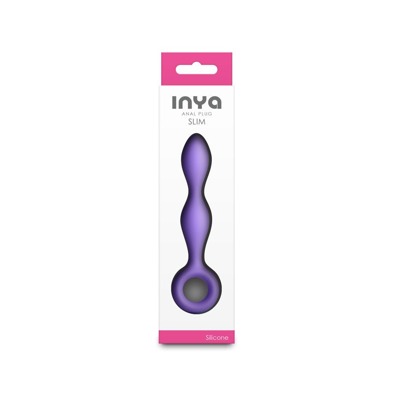 INYA Slim - Purple - Purple 12.7 cm Anal Plug - Silk and Sin