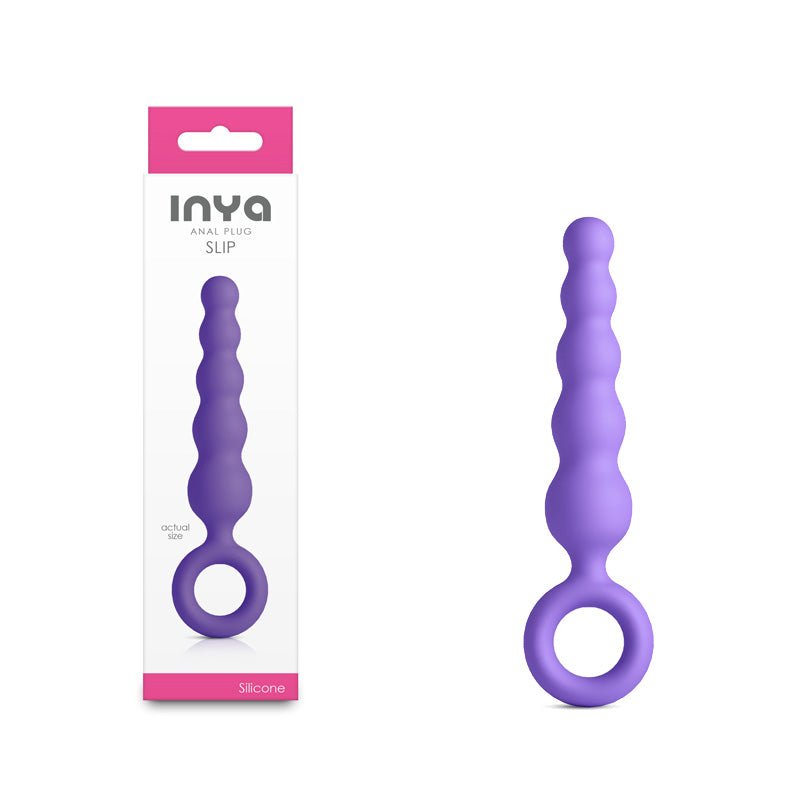 INYA Slip - Purple - Purple 12.7 cm Anal Plug - Silk and Sin
