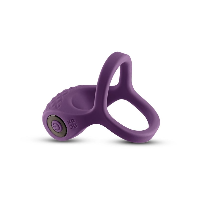 INYA Valiant - Berry - Purple USB Rechargeable Vibrating Cock Ring - Silk and Sin