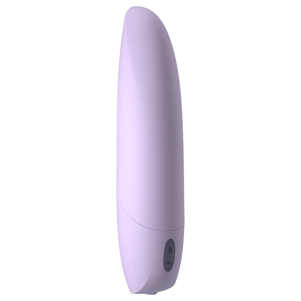 JimmyJane Hello Bang - Purple 27 cm USB Rechargeable Warming & Thrusting Vibrator - Silk and Sin