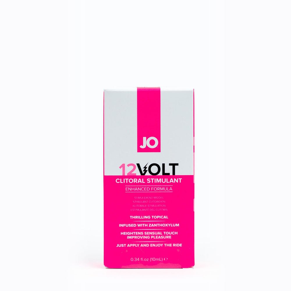 JO 12 Volt Clitoral Stimulant - 10 mL - Stimulating Gel for Women - 10 ml Tube - silkandsin