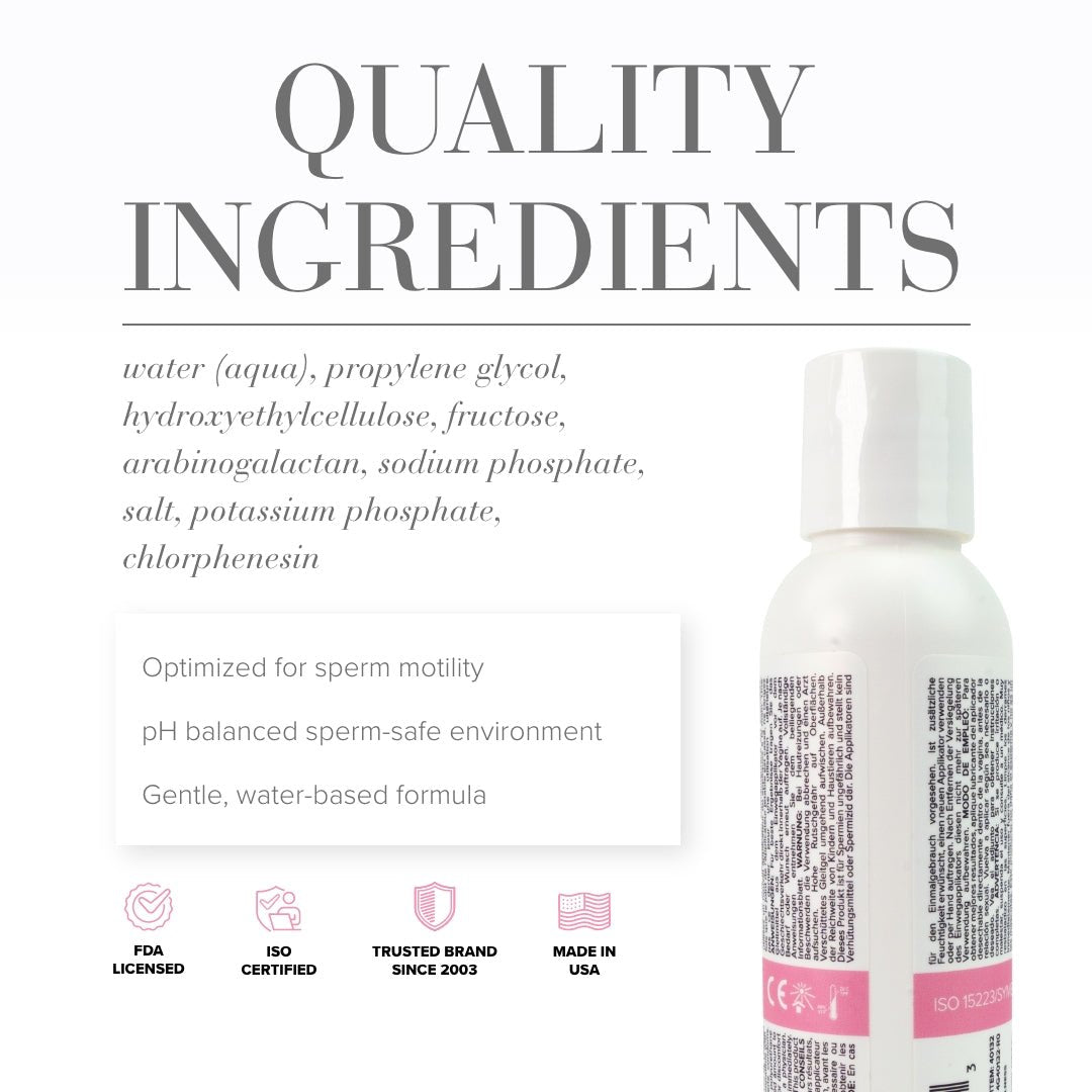 JO Actively Trying - 120ml - Water Based Fertility Friendly Lubricant - 120 ml Bottle - silkandsin
