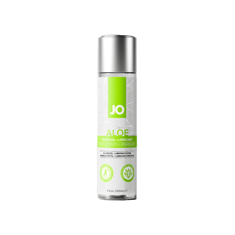 JO Aloe - 120ml - Water Based Lubricant with Aloe - 120 ml Bottle - silkandsin
