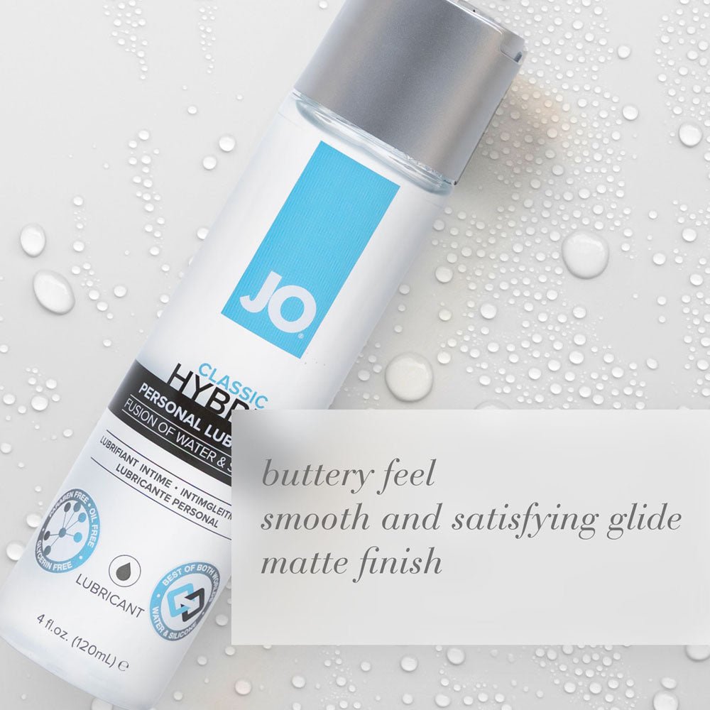 JO Classic Hybrid - Hybrid Lubricant - 120 ml Bottle - Silk and Sin