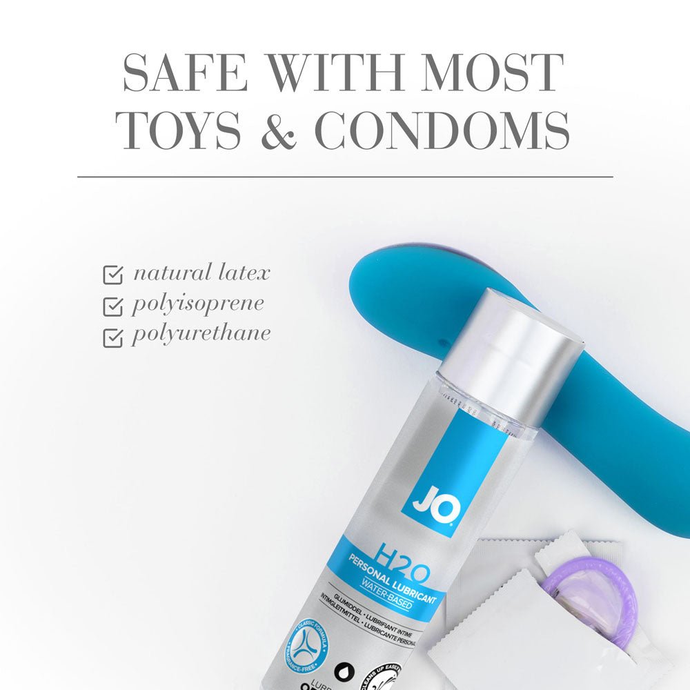 JO H2O Original Lube - 240 mL - Water Based Lubricant - 240 ml Bottle - Silk and Sin