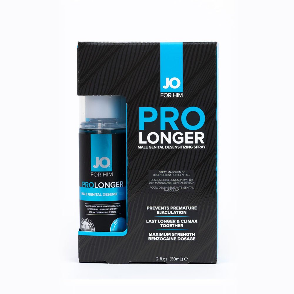 JO Prolonger Spray - 60 mL - Desensitising Spray for Men - 60 ml Spray Bottle - silkandsin