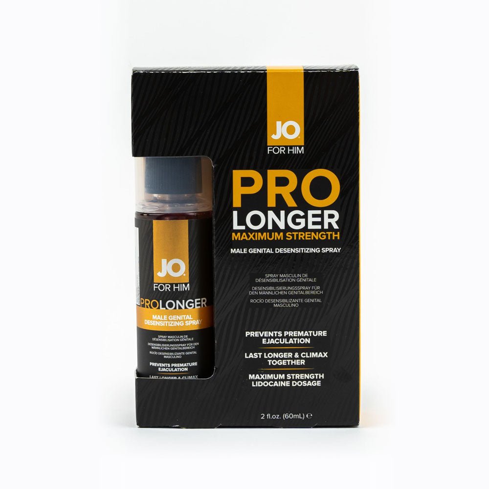 JO Prolonger Spray - 60 mL - Desensitising Spray for Men - 60 ml Spray Bottle - silkandsin