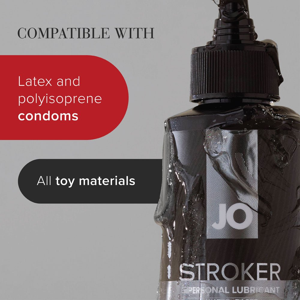JO Stroker Lube - 240ml - Water Based Stroker Lubricant - 240 ml Bottle - silkandsin