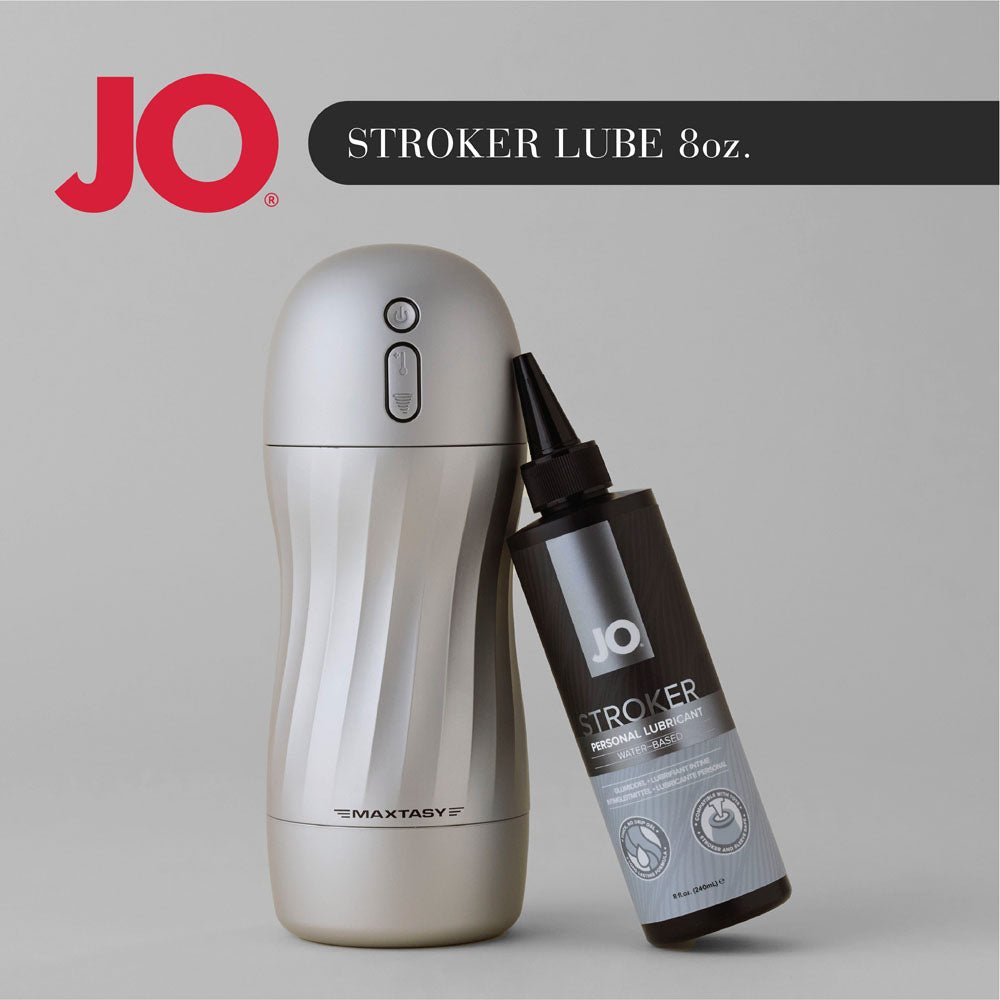 JO Stroker Lube - 240ml - Water Based Stroker Lubricant - 240 ml Bottle - silkandsin