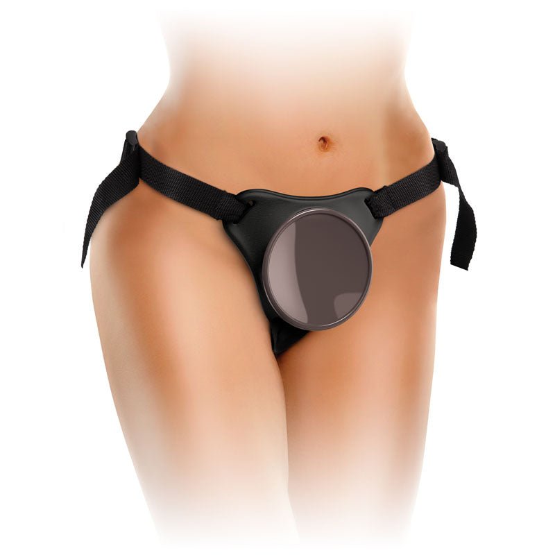 King Cock Elite Ultimate Vibrating Silicone Body Dock Kit - Body Dock Strap - On Harness with 17.8 cm Vibrating Dong & Vibrating Balls - silkandsin
