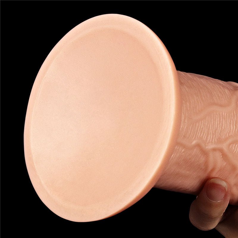 King Size 11'' Realistic Dildo - Flesh 28 cm Dong - Silk and Sin