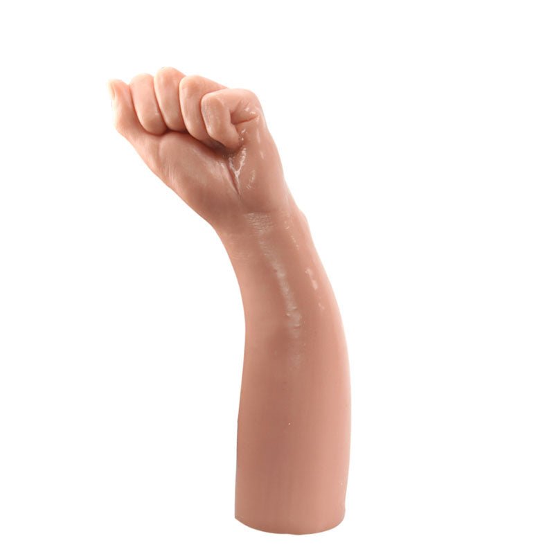 King Sized 12'' Realistic Bitch Fist - Flesh 30.5 cm Fist Dildo - Silk and Sin