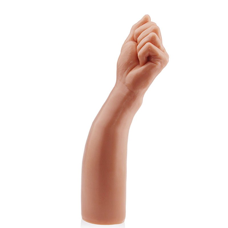 King Sized 12'' Realistic Bitch Fist - Flesh 30.5 cm Fist Dildo - Silk and Sin