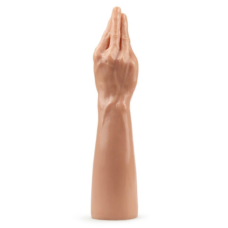 King Sized 13.5'' Realistic Magic Hand - Flesh 36 cm Hand Dildo - Silk and Sin