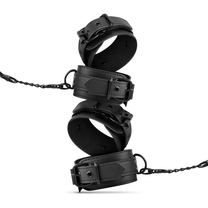 Kinky Bondage Set 5 Pc Black - Silk and Sin