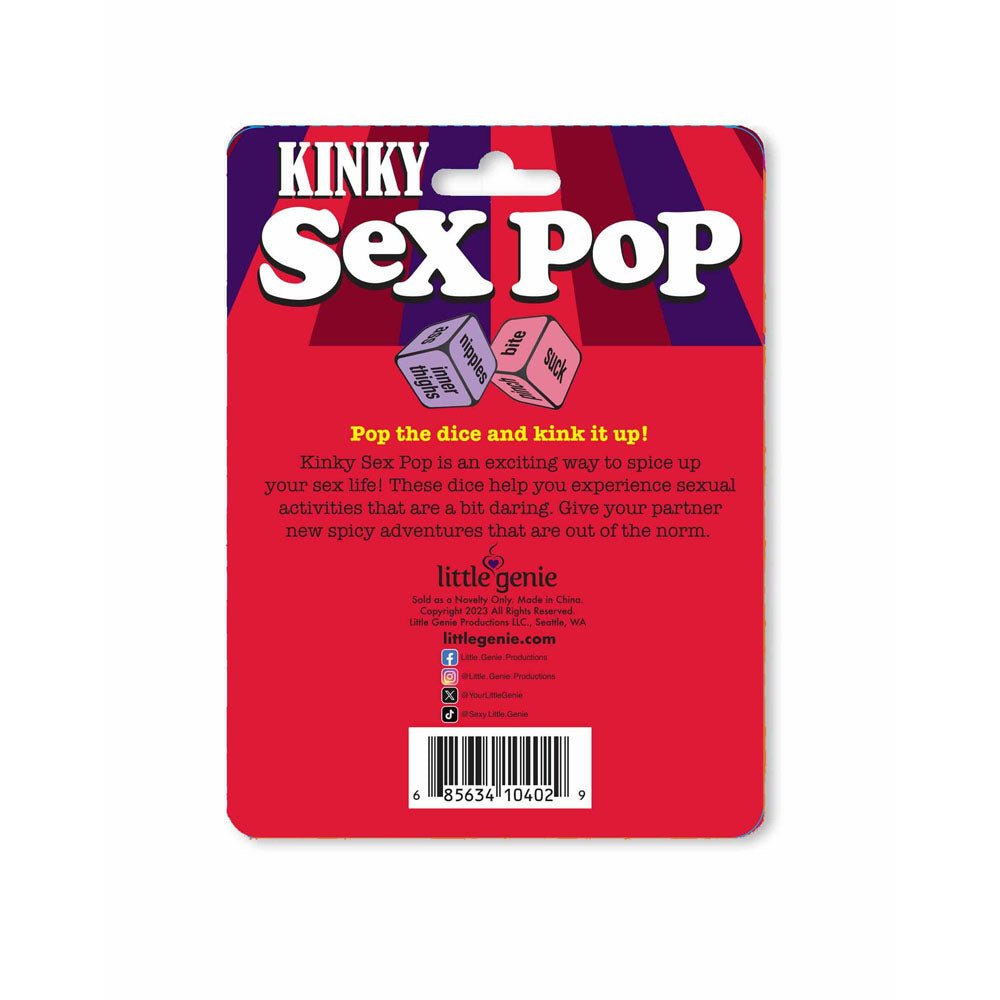 Kinky Sex Pop - Popping Dice Game - Silk and Sin