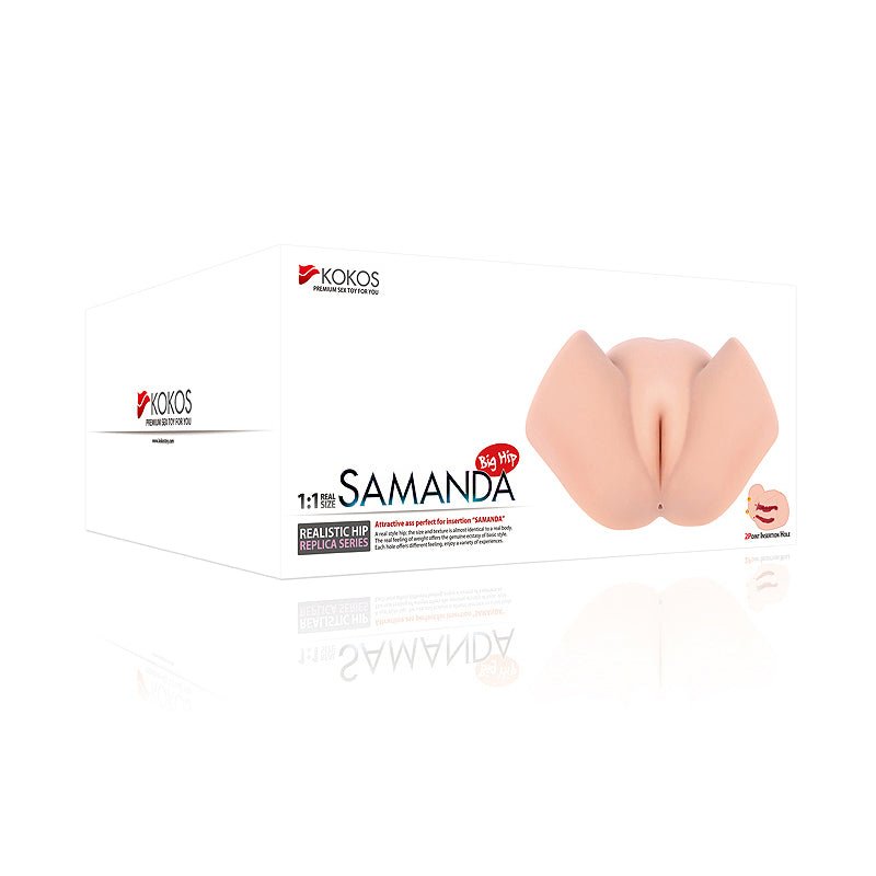 Kokos Big Hip Samanda - Flesh Missionary Style Masturbator - Silk and Sin