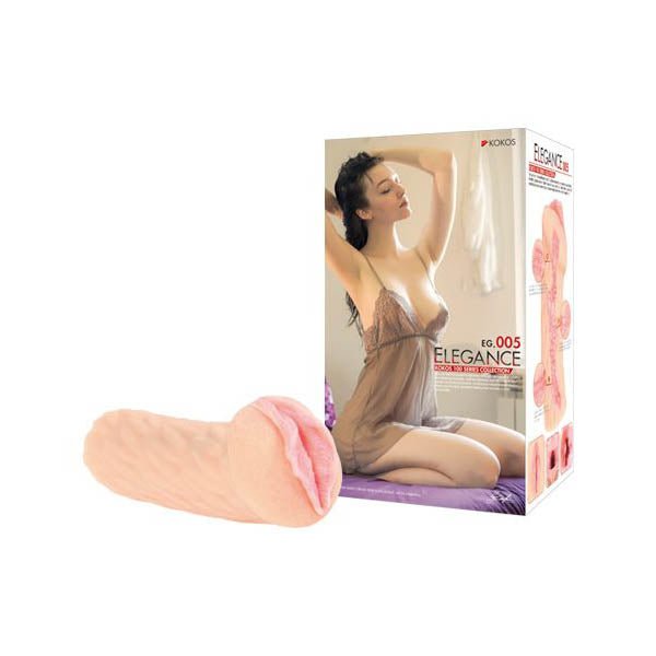 Kokos Elegance 005 - Flesh Dual Layer Vagina Stroker - Silk and Sin