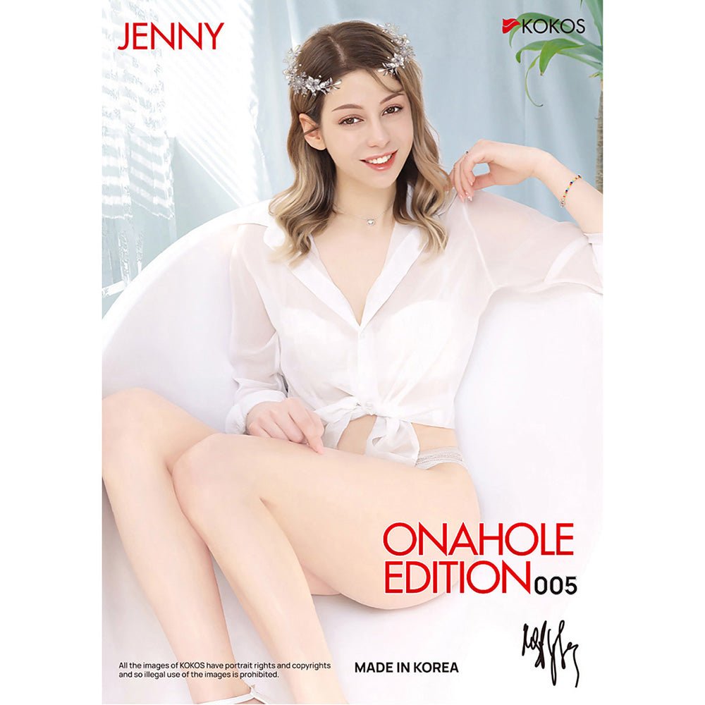 Kokos Jenny Onahole 005 - Flesh Dual Layer Vagina Stroker - Silk and Sin