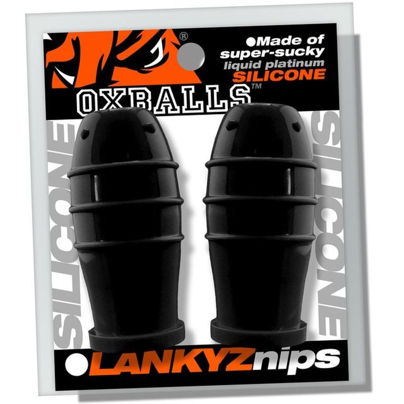 Lankyz Silicone Nipsuckers Black - Silk and Sin