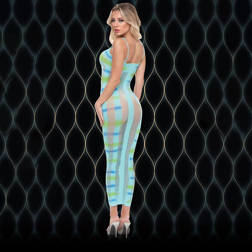 LAPDANCE Blue Horizon Maxi Dress - Blue - One Size - Silk and Sin