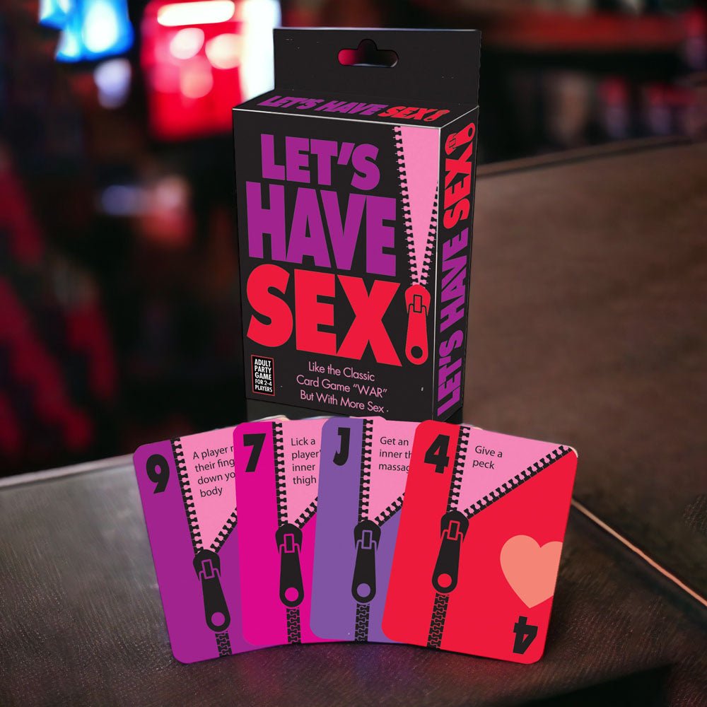 Let's Have Sex - Naughty Card Game - Silk and Sin