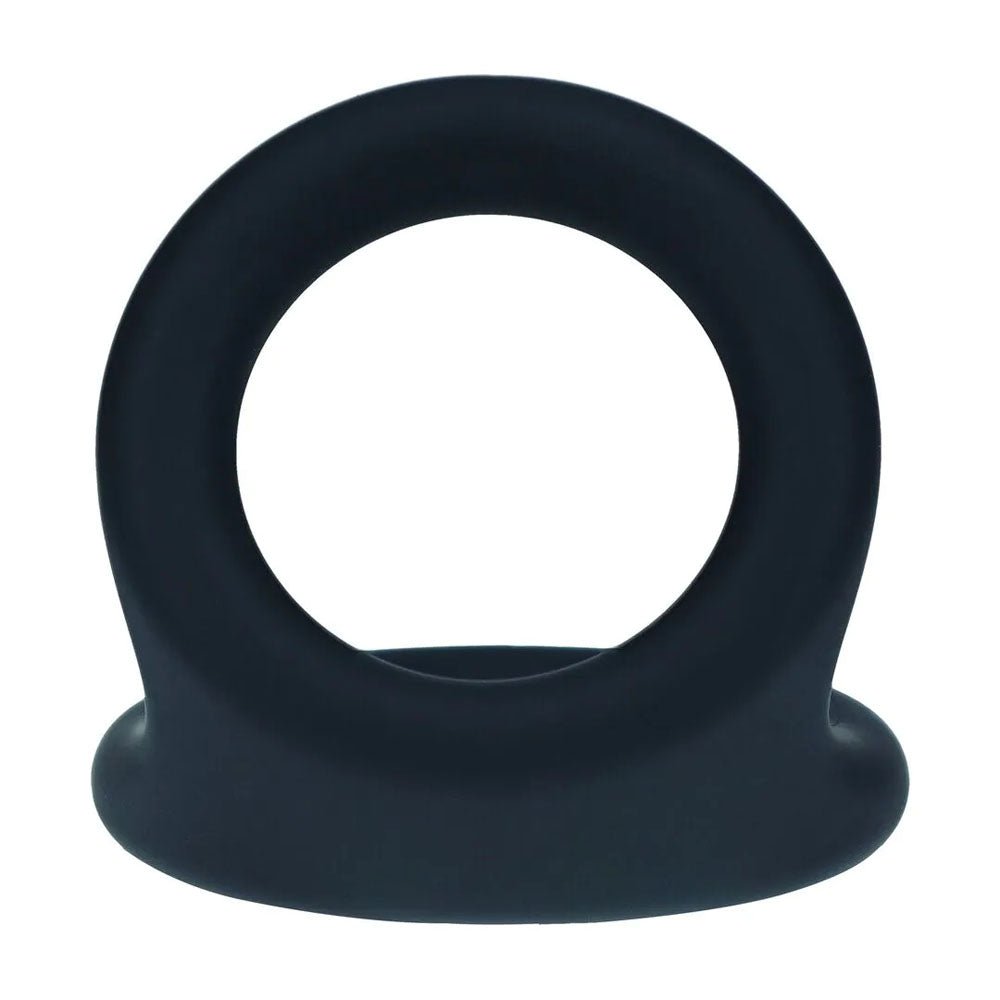 LEVELZ Double O Silicone Cock Ring - L - Black - Black Cock & Balls Rings - Silk and Sin