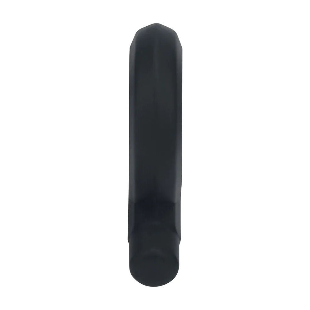 LEVELZ Pencil Liquid Silicone Cock Ring - Black Cock Ring - Silk and Sin