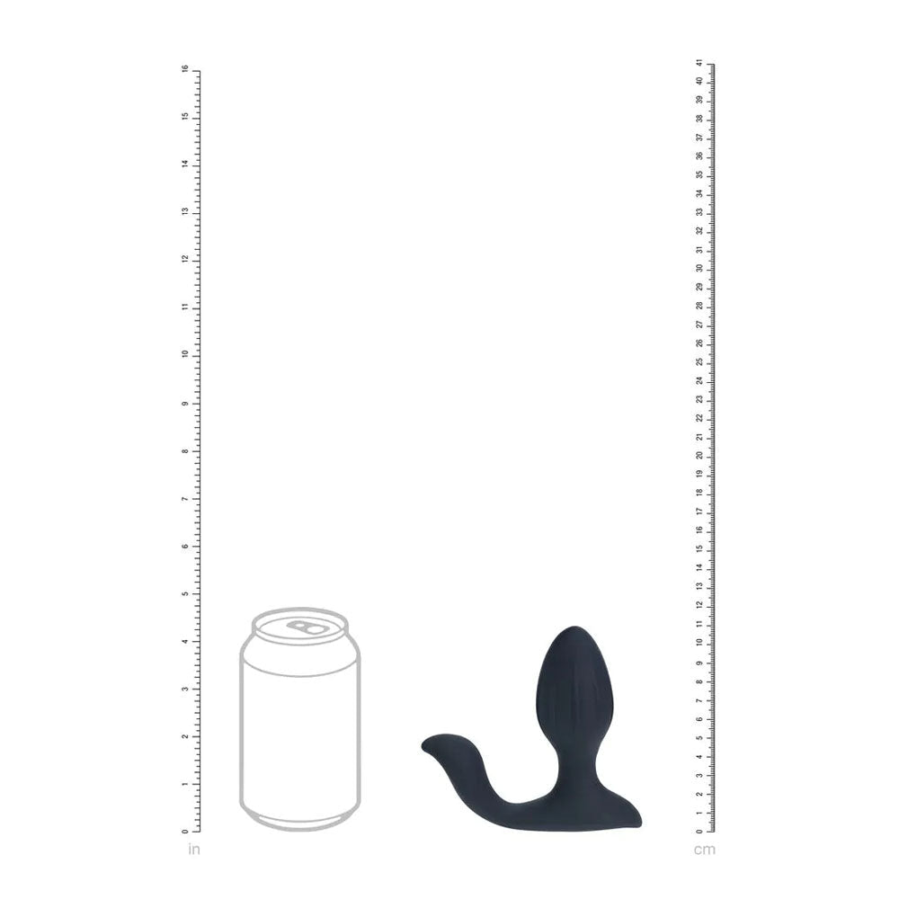 LEVELZ Vibrating & Rotating Anal Plug with Ball Stimulator - Black 10.7 cm USB Rechargeable Vibrating Butt Plug - Silk and Sin