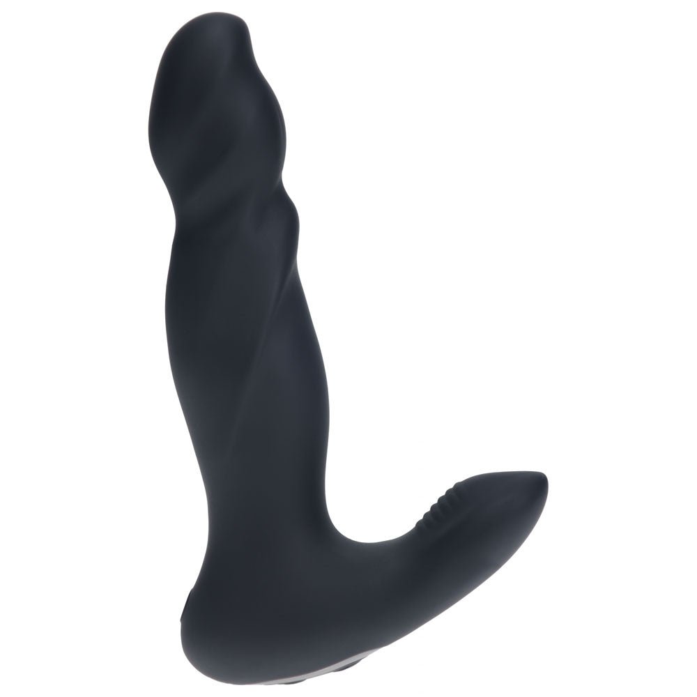 LEVELZ Vibrating & Thrusting Silicone Prostate Massager - Black 14.7 cm USB Rechargeable Thrusting Prostate Massager - Silk and Sin