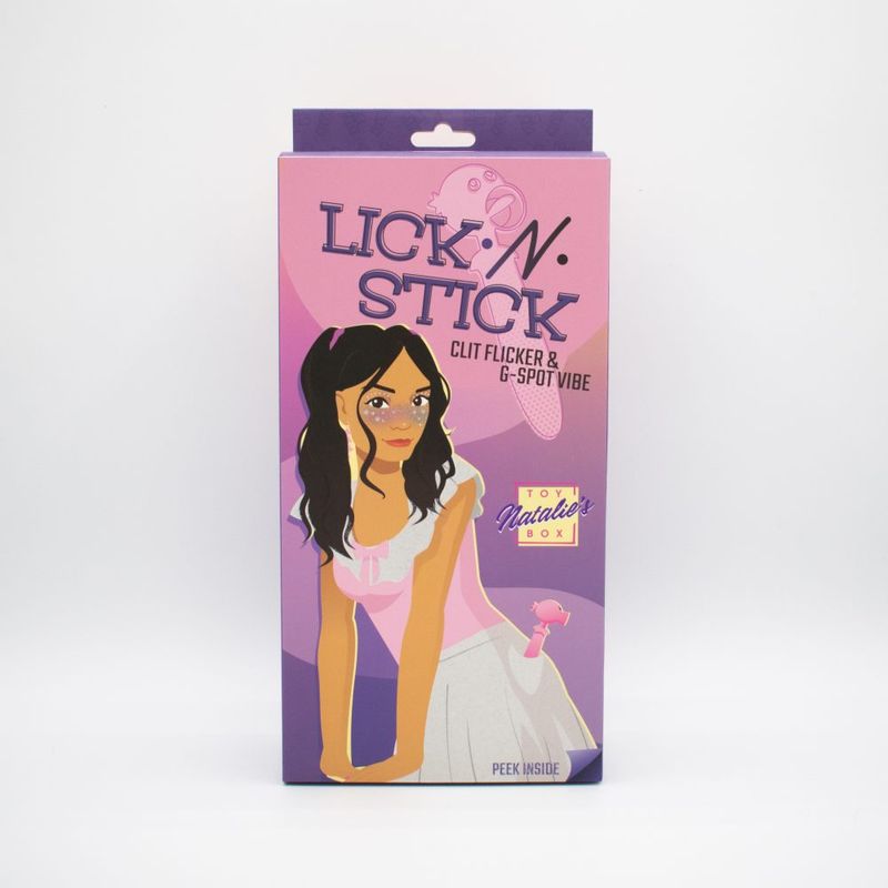 Lick N Stick Clit Flicker G-Spot Vibrator - Silk and Sin