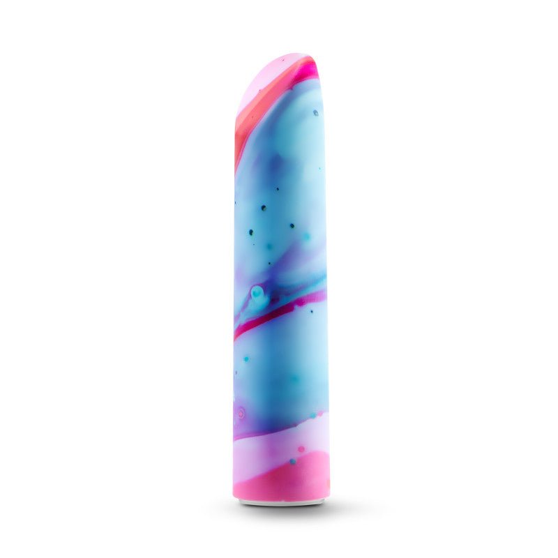 Limited Addiction Fascinate - Power Vibe - Peach 10.2 cm USB Rechargeable Bullet - Silk and Sin