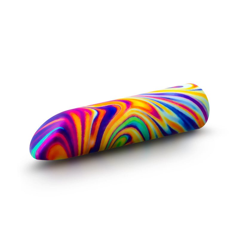 Limited Addiction Psyche - Power Vibe - Rainbow 10.2 cm USB Rechargeable Bulet - Silk and Sin