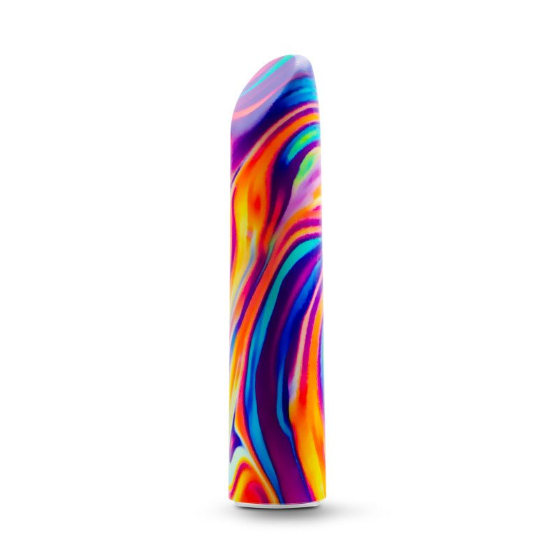 Limited Addiction Psyche - Power Vibe - Rainbow 10.2 cm USB Rechargeable Bulet - Silk and Sin