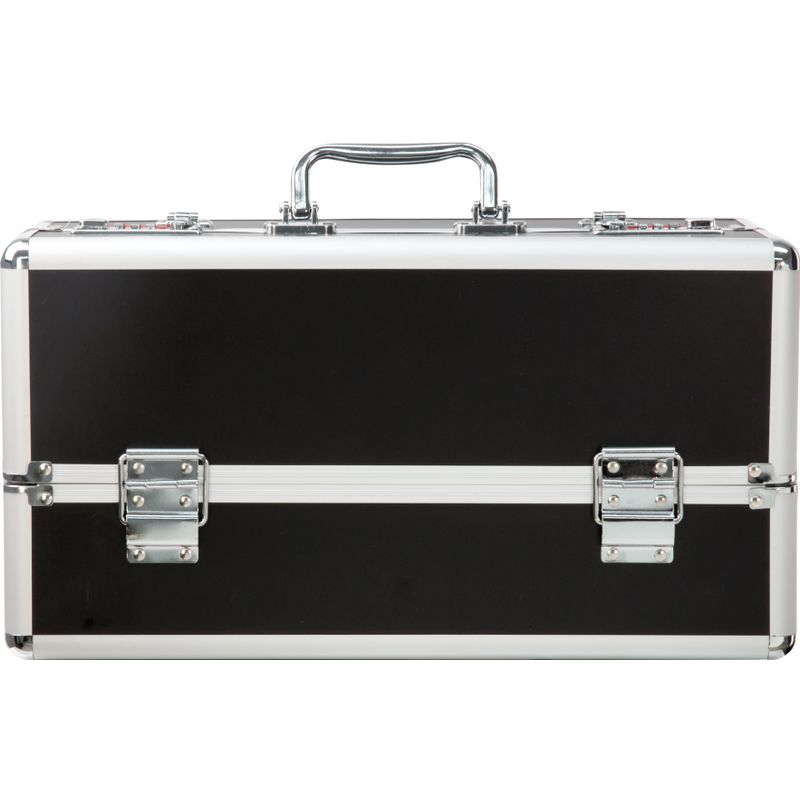 Lockable Large Vibrator Case Black - silkandsin
