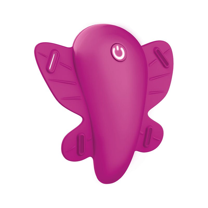 Love Distance REACH - Rose Rechargeable Strap-On Stimulator with App Control - Silk and Sin