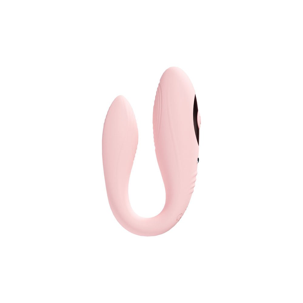 LOVELINE Charme Dual Motor Vibe - Pink USB Rechargeable Dual Motor Vibrator with Wireless Remote - Silk and Sin