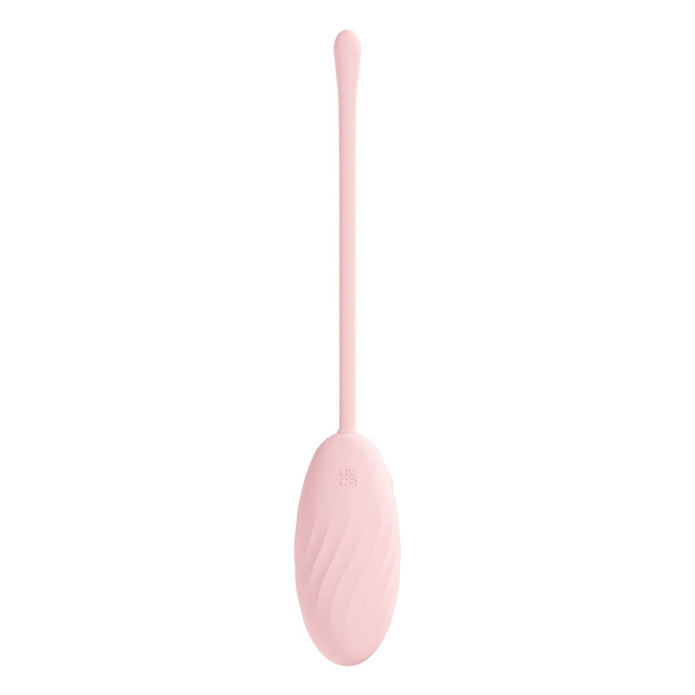 LOVELINE Felicite - Pink - Pink USB Rechargeable Vibrating Egg with Wireless Remote - Silk and Sin
