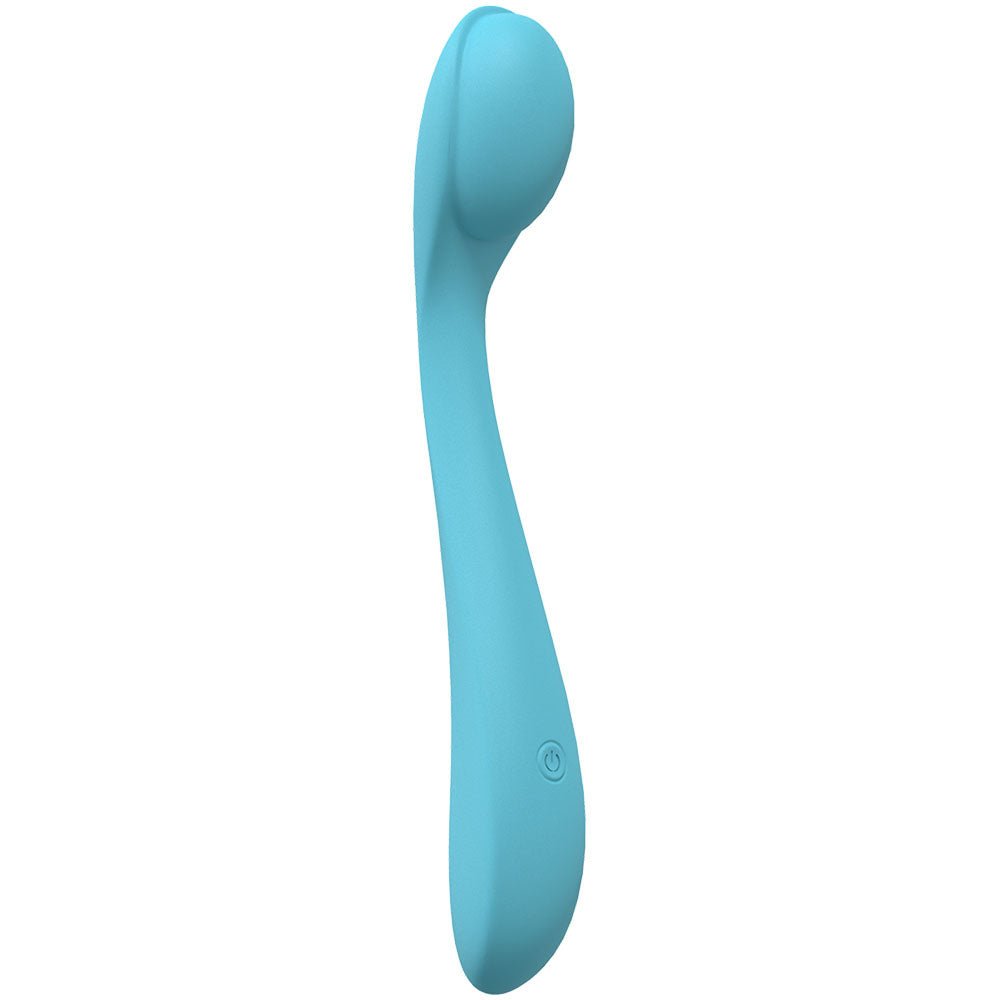 LOVELINE Juicy - Blue - Blue 21.5 cm USB Rechargeable Vibrator - Silk and Sin